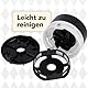 Westcott CL-50001 00 2Clean Schwarz Tischstaubsauger