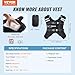 VEVOR Weighted Vest, 12 lbs Weight Vest with Reflective Stripe, Adjustable Buckle Body Weight Vest for Men Women, Workout Equipment for Strength Training, Running, Jogging, Fitness, and Weight Loss
