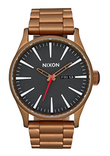 Nixon Orologio Analogico Al Quarzo Uomo Con Cinturino In Acciaio Inossidabile A356-5145-00