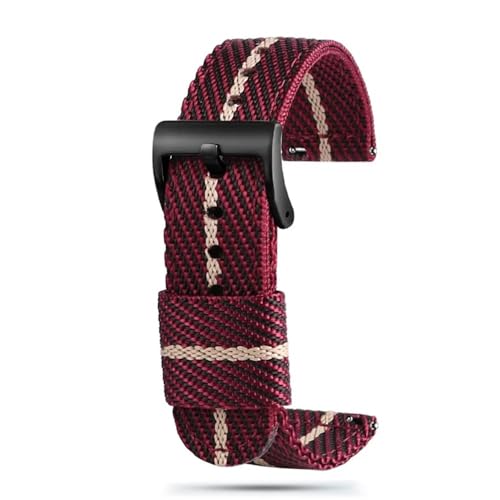 Sangle en nylon tissé 18mm universelle anti-transpiration et ultra résistante Men