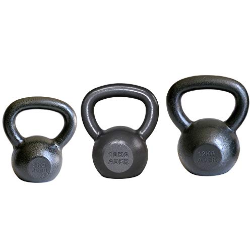Ader Premier Kettlebell Set- (8, 10, 12kg) w/DVD
