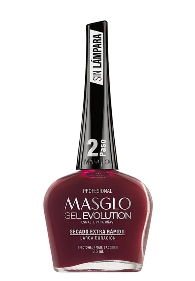 Miniatura 1 de MASGLO GEL EVOLUTION - Esmalte de uñas efecto gel, no requiere lámpara UVLed, duración hasta 12 días, 1 pieza de color (PROFESIONAL) Gel sin