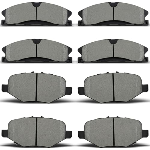 ALADICHE Front Rear Ceramic Brake Pads Ford