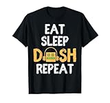Eat Sleep Dash Repeat Video Game Geometry Dash Gamer Video T-Shirt