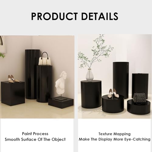 Supports de présentation ronds stables et solides pour éliminer les risques de chute d'objets