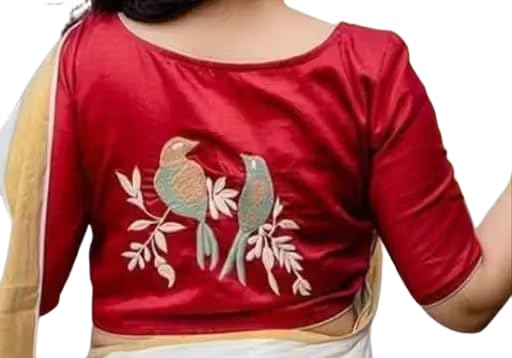 Cotton Women's Blouse with Beautiful Embroidery Design | IPIF_blouse91-picture-45