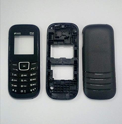 SLC-E Front & Back Mobile Body Panel Compatible for Samsung E1207T- Black