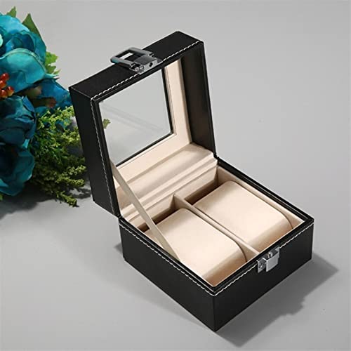 Boîte d'exposition de bijoux de montres en cuir PU - 2