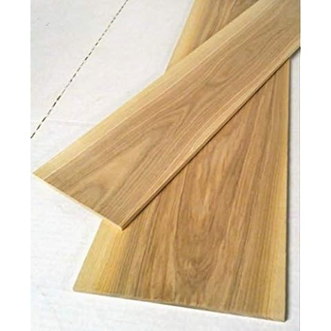 Pack of 3 Black Ash 1/8" Thick, Up to 6" Wide, 24" Long. You Choose Width. Thin Solid Wood Lumber Made by Wood-Hawk (1/8 x 6 x 24) Cover