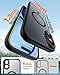 TOCOL for iPhone 17 Case, Compatible with Magsafe, Full Camera Protection, Built-in Magnetic Ring, Drop Protection, Translucent Matte Phone Case for iPhone 17 6.3 inch (Black)