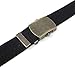BC Belts Canvas Web Belt Military Style with Antique Brass Buckle and Tip 50