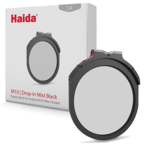 Filtro de rosca Haida M10 1/4 negro para capturar paisajes limpios en la naturaleza