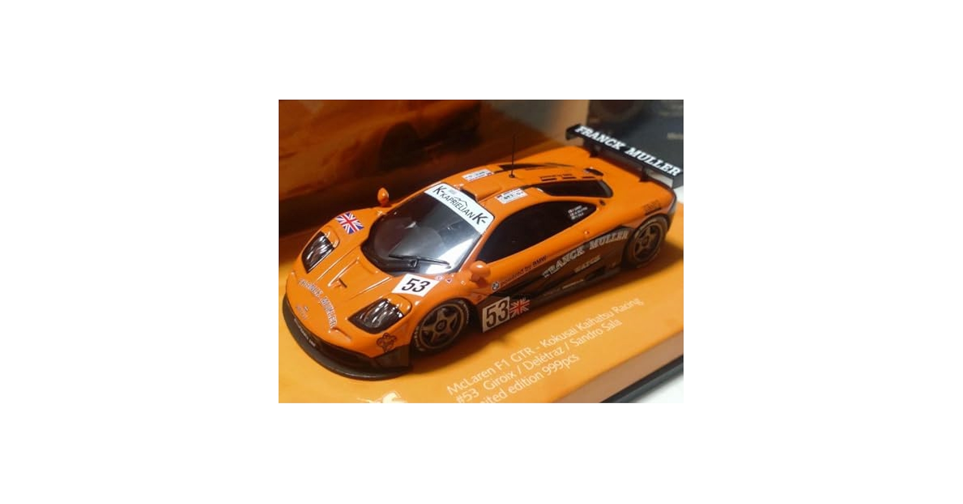 希少 McLaren F1 GTR Le Mans1996#53フランクミュラー Amazon.co.jp: McLaren F1 GTR Le Mans1996#53フランクミュラー