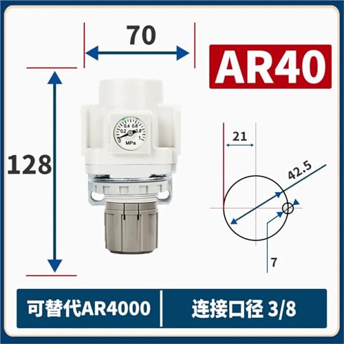 Vanne de régulation de pression d'air AR40-03BE-B pour compresseur