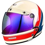 ✔Herausnehmbares Futter: Das Futter ist weich und bequem, mit den Eigenschaften eines Motorrad-Integralhelms, feuchtigkeitsabsorbierend und atmungsaktiv, herausnehmbares und waschbares Futter, Belüftung zu allen Jahreszeiten. Schnellverschluss-Schnallensystem, das perfekten Schutz bietet und Ihre Fahrt voller Spaß macht.