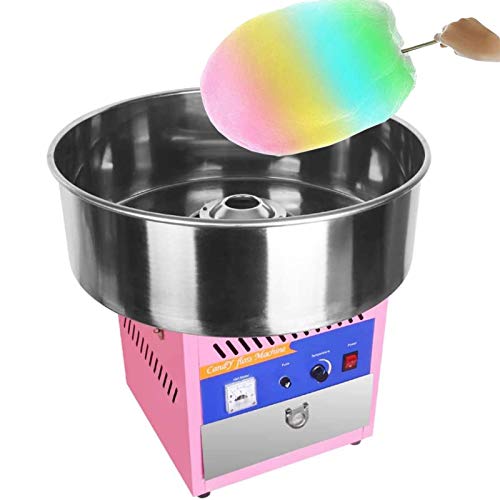 Zuckerwattemaschine Zucker Rosa Profi Edelstahl Zuckerwatte Maschine Für Zuhause Kommerziell 1000w Elektrische…