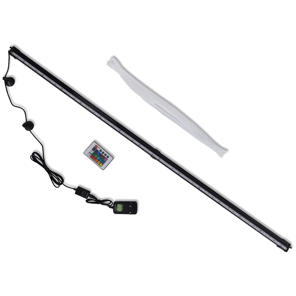 LED Aquarium Beleuchtung 107 cm RGB Farbwechsel Unterwasserlampe mit Fernbedienung für Fischbecken Fischteich