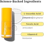 Timeless Skin Care Vitamin C Serum with Vitamin E & Ferulic Acid - 20% Vitamin C Brightening - Face Serum for Oily & Dry Skin - Fragrance-Free for Skin Care (30 ml (Pack of 1))