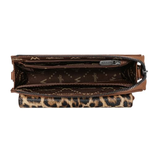 Image of Wrangler Crossbody Wallet for Women RFID Clutch Phone Purse with Credit Card Slots | RFID