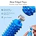LESONG Pain Fidget Toys for Adults: Rotating Spiky Grippie for Sensory Input - Pain Stim Fidget Toys for Anxiety ADHD Autism Office Travel Classroom - Novelty Gifts Easter Basket Stuffers (2 Pack)