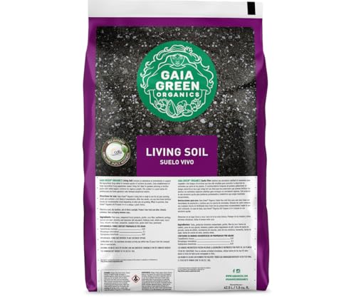 Gaia Green Organic Living Soil 1.5 cu ft - Premium Potting Mix & Potting Soil for Indoor & Outdoor Plants Seed Starting Containers Houseplants & Raised Beds - Ready to Use Pre-Charged Organic