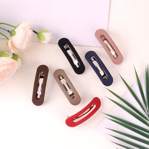 French Barrette, 6 piezas de pinzas para el cabello para mujeres y niñas, sujeción fuerte sin resbalones para cabello fino, delgado y grueso miniatura 7