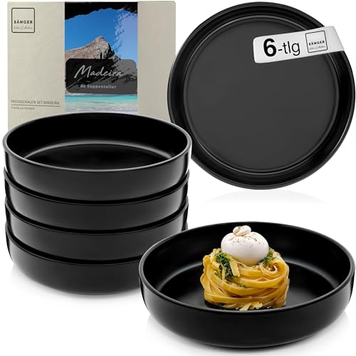 Sänger Madeira | Pastaschalen 6 teilig, Steingut Pastaschalen 6...