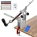 Produktbild Kinsea Manuelle Messerschleifer Messerschärfer Profi, 360° Drehung Flip Design Fester winkel, Honen und Polieren, Polierwerkzeuge Für Küchen, Mit 3 Ölsteinen + 3 Diamanten + Handtuch