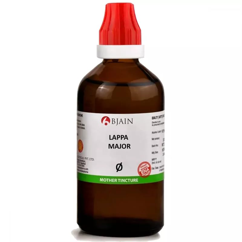 B-Jain Homeopathic Lappa Major Mother Tincture 1X (Q) (100ml) - by MuralidharExports