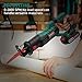 HYCHIKA Reciprocating Saw, 18V Cordless Electric Saw with Battery, Variable Speed, 4 Blades Wood/Metal/PVC Pile Cutting with Orbital Cutting