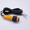 Taiss/30 cm Adjustable M18 Diffuse photoelectric Switch Sensor Optical dc Three Lines NPN NC(Normally Closed) Proximity Switch 6-36VDC E3F-DS30B2