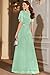 Pinup Fashion Sage Green Bridesmaid Dresses Formal Wedding Guest Prom Mother Long 2026 Maxi Dress with Sleeves XL