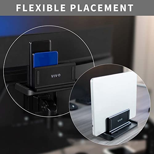 VIVO Multifunctional Adjustable Thin Client Mini PC Mount Bracket, CPU VESA Monitor Arm Computer Holder, Freestanding Desk Stand, Vertical Laptop Stand, Black, MOUNT-PC05M by VIVO - Image 7
