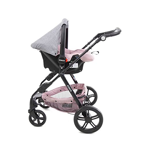 Travel System Poppy, Duo Cosco, Rosa Mescla