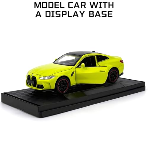 Auto modelo a escala 1:32 M4 Diecast con luces y sonido miniatura 6