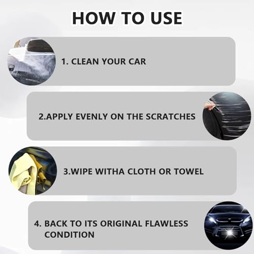 Thoquene 2 Pcs Auto Lackstift Schwarz Glänzend, Kratzer Reparatur Stift