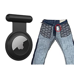 Kaizen Kreations Holder Case for Apple Airtag Air Tag Hidden GPS Tracker for Kids, Elderly, Pet, Clothing, etc. Safer…