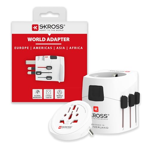 Adaptateur de voyage universel SKROSS : protégez vos appareils contre les chocs