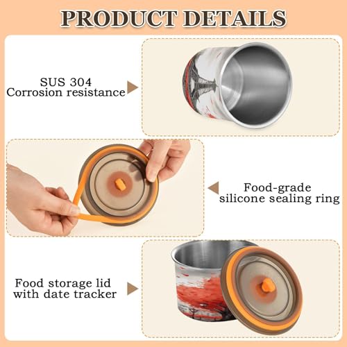 Envase hermético para café acero inoxidable 500ml miniatura 4