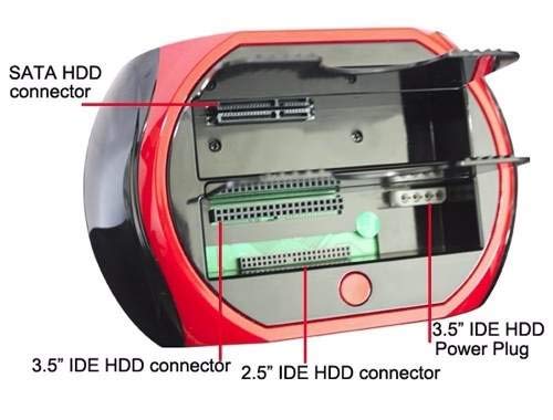 Leitor Hd Externo Usb Sata Ssd Ide Clone Usb Tf Micro Gaveta Hf02