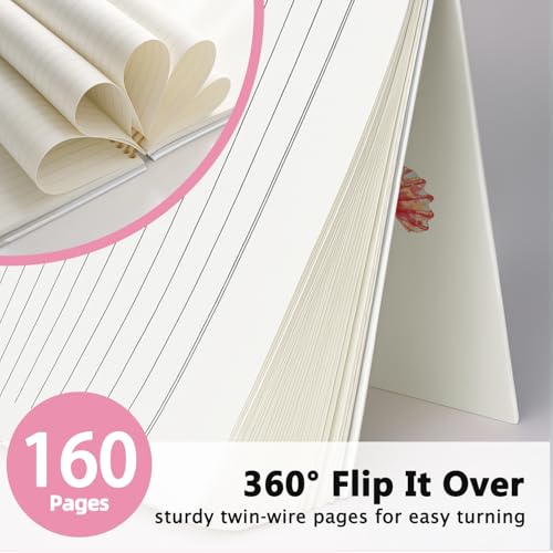 Journal chrétien à spirale avec couverture rigide et pages lignées