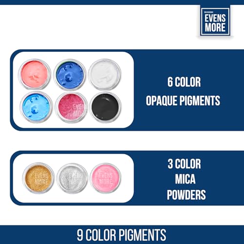 Image of Evens More DIY Resin Art Clock Making Kit - Resin, 12 inch Round MDF Sheet, Pigments, Clock Machine, and More