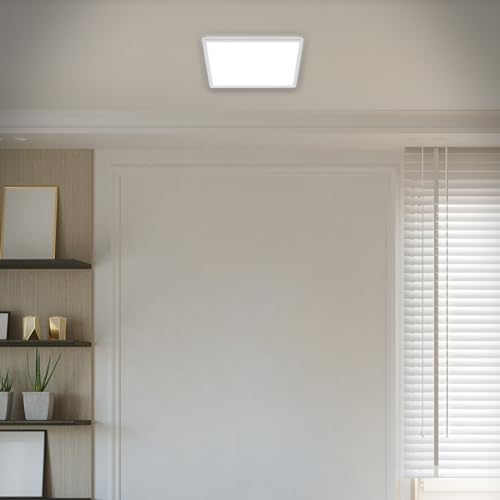 LED-Deckenpanel Briloner mit indirektem Licht