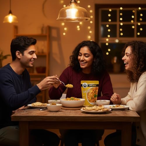 Image of FzyEzy Gourmet Freeze-Dried Paneer Bhurji - Authentic Indian Culinary Delight | Instant Ready-to-Eat Paneer Dish | High-Protein Jain-Friendly Meal | Gluten-Free | Preservative-Free | Just Add Hot Water | Rich Taste & Aroma Preserved | 70g Pack