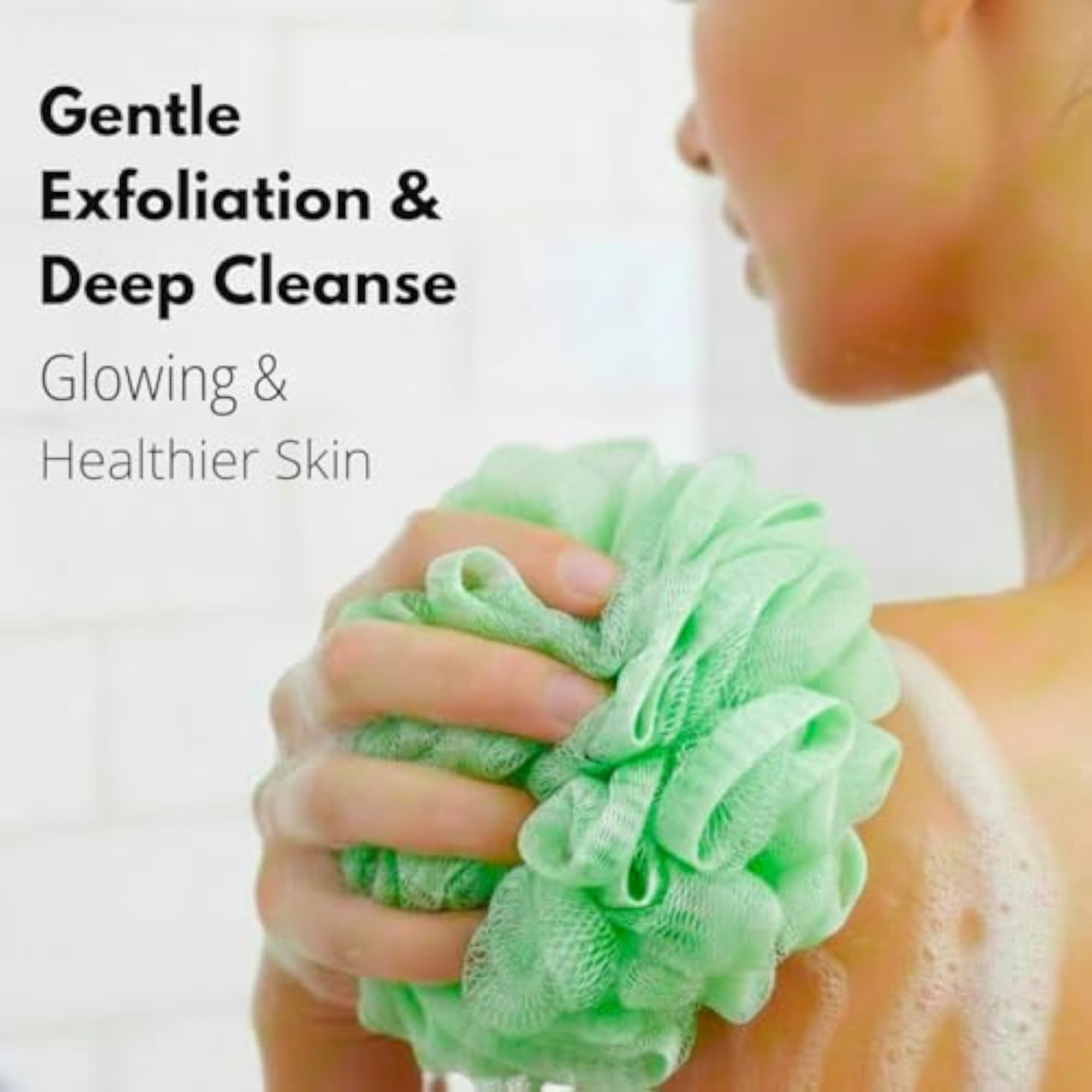 Large Mesh Bath Loofah Sponge for Body Wash