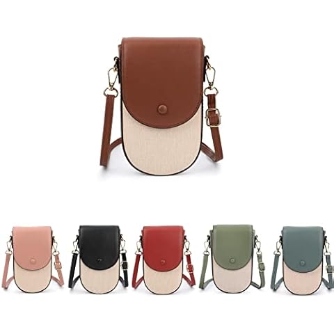 Siyecioa Bolso Móvil Mujer con Correa Ajustable y Ranuras para Tarjetas Cover