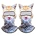 Bemonew Funny Ski Mask Funny Ski Mask 2PCS Cute Full Face Cat Breathable Animal Hood with Ears for Hiking Riding Skiing Sports Outdoor