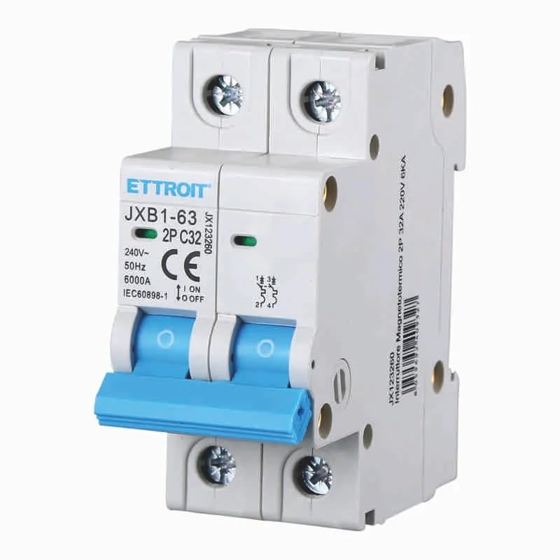  **C32 Magnetic Thermal Switch 230 V 32 A 6 KA Protezione Circuito 2 Pin**
| **C32 Magnetic Thermal Switch 240 V AC DIN 
