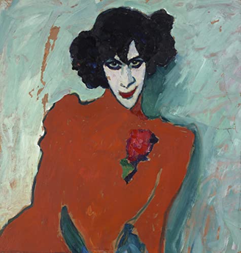 Portrait du danseur Sakharoff poster peinture moderne décoration salon toile 60x90