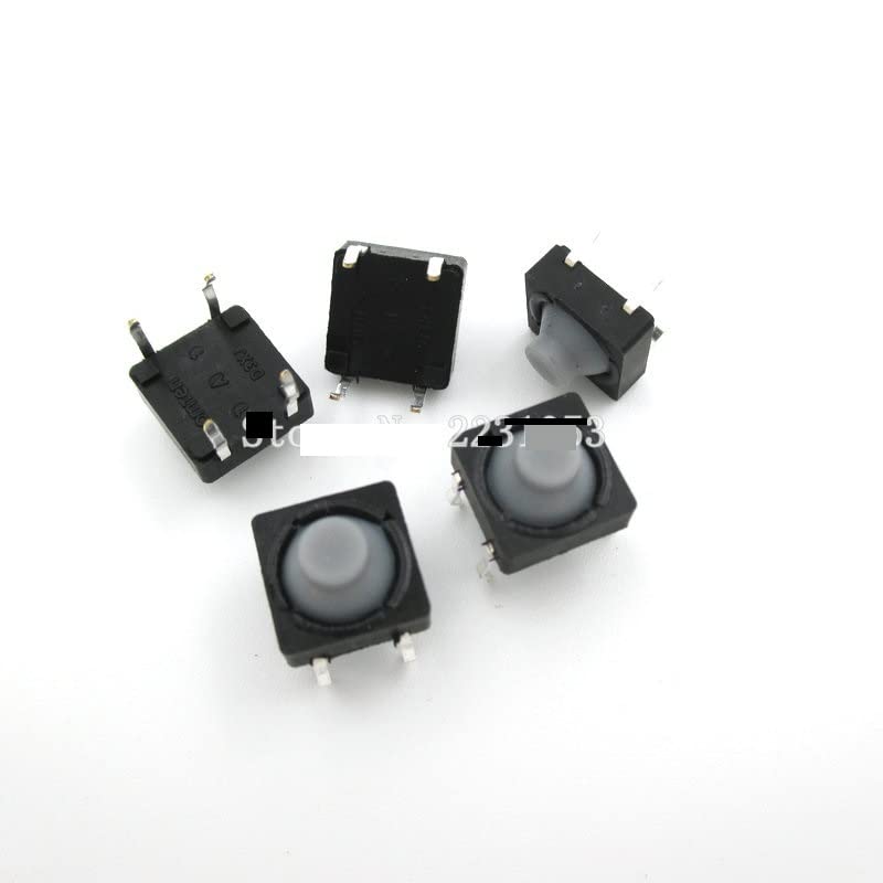 Interrupteur tactile 8x8x5mm en silicone silencieux pour réparation électronique | Lot de 20